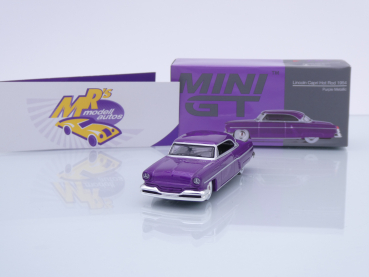 TSM MINI GT MGT00757-L # Lincoln Capri Hot Rod Bauajahr 1954 LHD " lilametallic ( Purple Metallic ) " 1:64