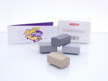 Preview: Wiking 0018 32 # Zubehörpackung mit 4 Planen für Opel Blitz und Hanomag 1:87