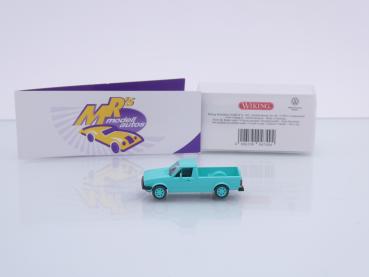 Preview: Wiking 0047 49 # Volkswagen VW Caddy Pritsche Baujahr 1982-92 " mintgrün " 1:87