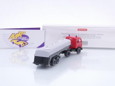 Preview: Wiking 0806 96 # Mercedes-Benz Pullman Tank-Sattelzug Baujahr 1959-63 " Feuerwehr " 1:87