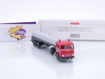 Preview: Wiking 0806 96 # Mercedes-Benz Pullman Tank-Sattelzug Baujahr 1959-63 " Feuerwehr " 1:87