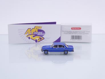 Preview: Wiking 0152 01 # Mercedes Benz 240D W123 Limousine Baujahr 1974-75 " enzianblau " 1:87