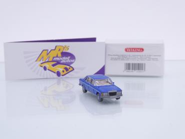 Preview: Wiking 0152 01 # Mercedes Benz 240D W123 Limousine Baujahr 1974-75 " enzianblau " 1:87