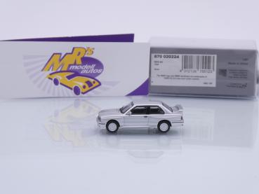 Preview: Minichamps 870020224 # BMW M3 E30 Baujahr 1986 " silbermetallic " 1:87