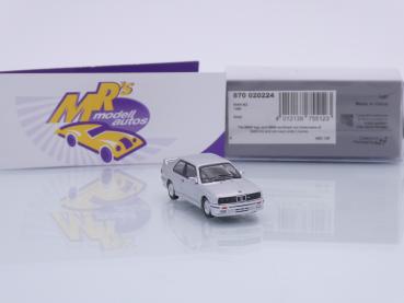 Preview: Minichamps 870020224 # BMW M3 E30 Baujahr 1986 " silbermetallic " 1:87