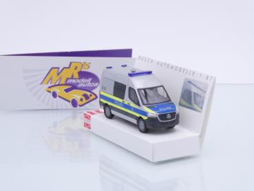 Busch 54059 # Mercedes-Benz Sprinter Einsatzwagen " Polizei München " 1:87