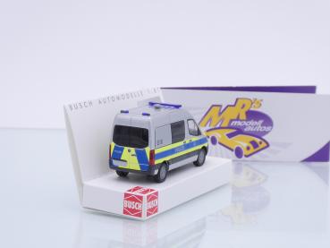 Preview: Busch 54059 # Mercedes-Benz Sprinter Einsatzwagen " Polizei München " 1:87