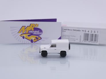Preview: Busch 54351 # Land Rover Defender '90 in " weiß " 1:87