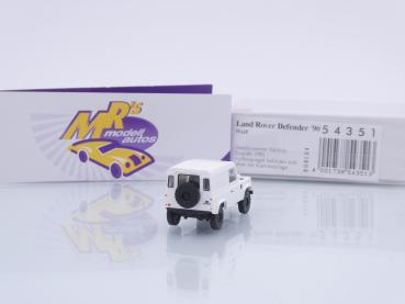 Preview: Busch 54351 # Land Rover Defender '90 in " weiß " 1:87