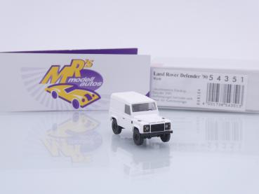 Preview: Busch 54351 # Land Rover Defender '90 in " weiß " 1:87