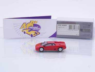 Preview: Minichamps 870103221 # Lamborghini Diablo Baujahr 1994 " rot " 1:87
