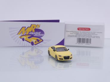 Preview: Wiking 0134 06 # Audi TT Coupe Baujahr 2006-14 " sonnenblumengelb " 1:87
