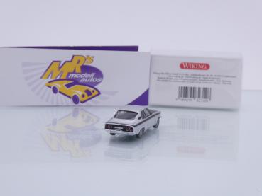 Preview: Wiking 0827 12 # Opel Manta A GT/E Baujahr 1974-75 " silbermetallic-schwarz " 1:87