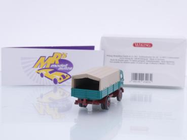 Preview: Wiking 0434 03 # Mercedes-Benz LP 321 Pritschen-LKW Baujahr 1957-69 " grün " 1:87