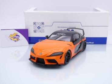 Solido S1809005 # Toyota GR Supra Streetfighter Baujahr 2024 " orange-schwarz " 1:18
