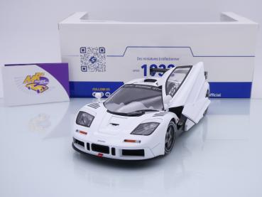 Preview: Solido S1804108 # McLaren F1 GTR Shorttail Baujahr 1996 " weiß " 1:18