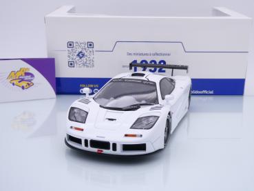 Solido S1804108 # McLaren F1 GTR Shorttail Baujahr 1996 " weiß " 1:18