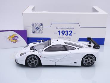 Preview: Solido S1804108 # McLaren F1 GTR Shorttail Baujahr 1996 " weiß " 1:18