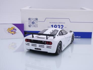 Preview: Solido S1804108 # McLaren F1 GTR Shorttail Baujahr 1996 " weiß " 1:18