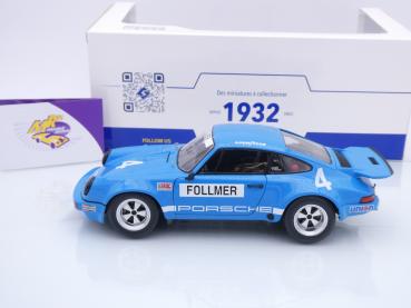 Preview: Solido S1810702 # Porsche 911 3,0 RSR #4 IROC Riverside 1974 " George Follmer " 1:18
