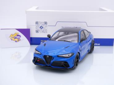 Solido S1806906 # Alfa Romeo Giulia GTA Baujahr 2022 " blaumetallic " 1:18