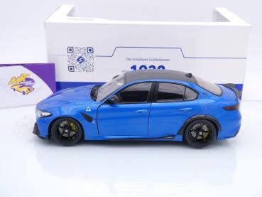 Preview: Solido S1806906 # Alfa Romeo Giulia GTA Baujahr 2022 " blaumetallic " 1:18