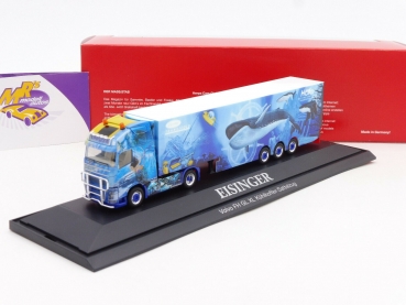 Herpa 122122 # Volvo FH Globetrotter XL Kühlkoffer-SZ " Eisinger Transporte " 1:87