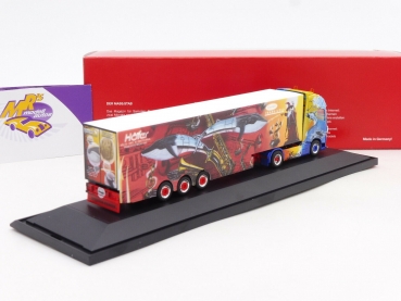 Preview: Herpa 122122 # Volvo FH Globetrotter XL Kühlkoffer-SZ " Eisinger Transporte " 1:87