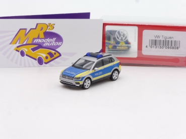 Herpa 095808 # Volkswagen Tiguan Einsatzfahrzeug " Polizei Goslar " 1:87