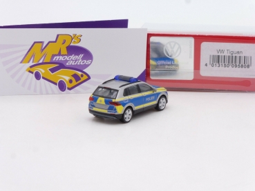 Preview: Herpa 095808 # Volkswagen Tiguan Einsatzfahrzeug " Polizei Goslar " 1:87