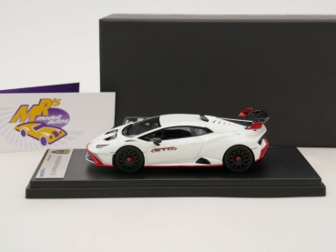 Preview: Look Smart LS523D # Lamborghini Huracan STO Baujahr 2020 " Bianco Monocer " 1:43