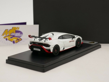 Preview: Look Smart LS523D # Lamborghini Huracan STO Baujahr 2020 " Bianco Monocer " 1:43