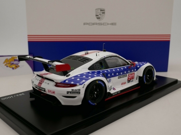 Preview: Spark WAP0210130N0FW # Porsche 911 RSR Nr.911 Sieger 12h Sebring 2020 " USA " 1:18