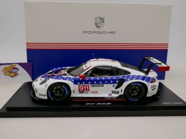 Preview: Spark WAP0210130N0FW # Porsche 911 RSR Nr.911 Sieger 12h Sebring 2020 " USA " 1:18