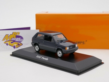 Maxichamps 940121400 # Fiat Panda Baujahr 1980 " dunkelblau-grau " 1:43