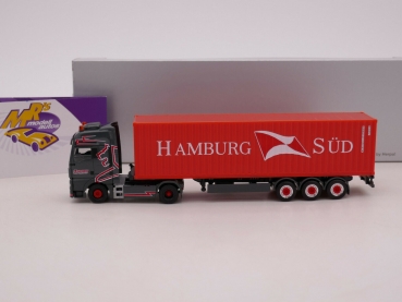 Preview: Herpa 944625 # MAN TGX XXL Euro 6c Container-Sattelzug " Oehrlich - Hamburg Süd " 1:87