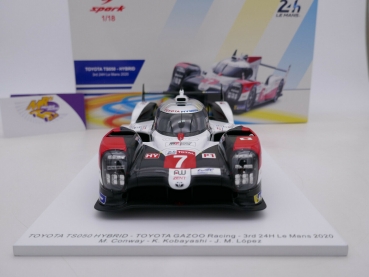 Preview: Spark 18S549 # TOYOTA TS050 Hybrid No.7 3rd. 24h. Le Mans 2020 " Gazoo Racing " 1:18