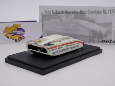 Preview: Autocult 07021 # Friz B. Busch Mercedes-Benz Dieselstar Baujahr 1975 " weiß " 1:43
