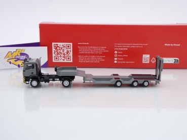 Preview: Herpa 316194 # MAN TGS NN individual 4x4 Allrounder-Sattelzug " grau " 1:87