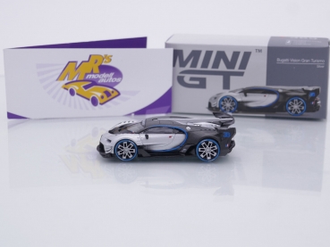 TSM MINI GT MGT00369-L # Bugatti Vision Gran Turismo " silber / carbon " 1:64