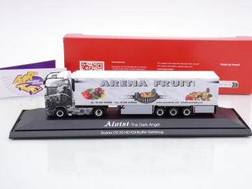 Preview: Herpa 122269 # Scania CS 20 HD Kühlkoffer-Sattelzug " Arena Fruit " 1:87