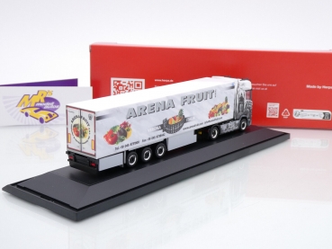Preview: Herpa 122269 # Scania CS 20 HD Kühlkoffer-Sattelzug " Arena Fruit " 1:87