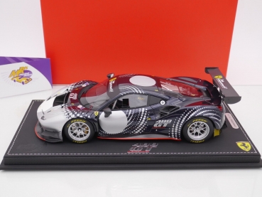 Preview: BBR P18203D # Ferrari 488 GT Modificata Baujahr 2020 " Blu Nart Livery " 1:18 Limitiert auf nur 128 Stück !!