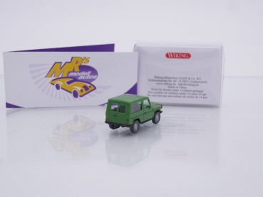 Preview: Wiking 0276 01 # Mercedes Benz G-Klasse Baujahr 1979-1980 " grün " 1:87
