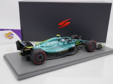 Preview: Spark 18S761 # Aston Martin AMR22 Nr.27 F1 Bahrain GP 2022 " Nico Hülkenberg " 1:18