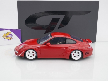 Preview: GT Spirit GT874 # Porsche 911 (997) RWB Aka Philadelphia Baujahr 2021 " Rauh-Welt - rot-weiß " 1:18
