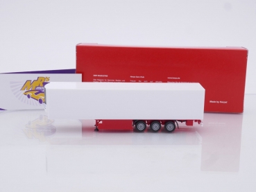 Preview: Herpa 076746-002 # Krone Kühlkoffer-Auflieger mit Celsineo Kühlaggregat " weiß " 1:87
