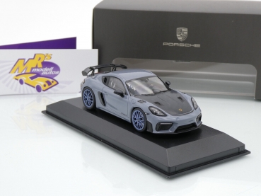 Preview: Spark WAP0200010NGT4 # Porsche 718 Cayman GT4 RS Baujahr 2022 " artktikgrau-carbon " 1:43