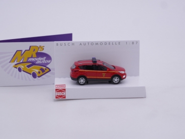 Preview: Busch 53520 # Ford Kuga Einsatzfahrzeug Baujahr 2017 rot " Feuerwehr Weimar " 1:87