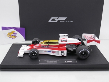 Preview: GP Replicas GP131A # McLaren-Ford M23 Nr.5 Winner Belgian GP 1974 " Emerson Fittipaldi " 1:18